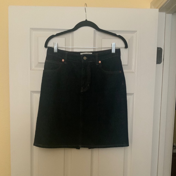 Reformation Mona Mid Rise Denim Skirt - Picture 2 of 9
